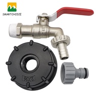 SME IBC Tote Tank Valve Drain Adapter 1/2\\\" Garden Hose Faucet Water Connector