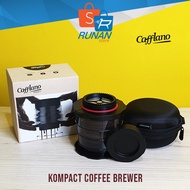 Cafflano Compact Coffee Brewer Espresso Maker Portable Aeropress Black