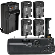 BM Premium Battery Grip Kit for Canon EOS R5, EOS R5C, EOS R6, EOS R6 II Digital Camera - includes B