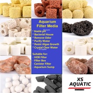 Filter Media Lava Rock, Ceramic Filter Ring & Bio Ball For Aquarium Sump, Canister Filter, Hob Filte