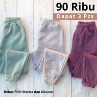 90 GET 3 PCS UNISEX JOGGER SWEATPANTS MADE OF FLEECE COTTON MATERIAL THAT DOESN'T WRINKLE EASY | TRE