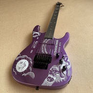 ESP LTD Kirk Hammett Ouija กีต้าร์ไฟฟ้ากีตาร์มืออาชีพสีม่วง