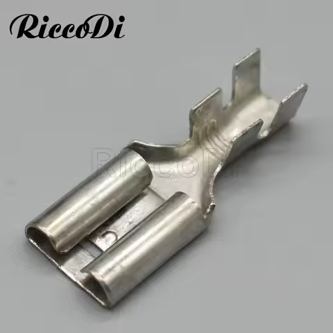 10-50Pcs Auto Connecting Crimping Stamping Pins Wire Crimp Car Splices 9.5 MM Female Terminal DJ622-