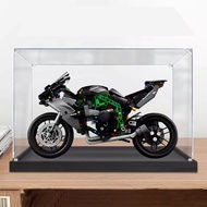 Acrylic Display Box For Lego 42170 Kawasaki Ninja H2R Motorcycle Figurine Case Storage Box