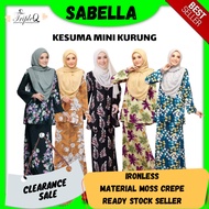 Sabella Baju Mini Kurung Kesuma Ironless Ready Stock CLEARANCE SALE