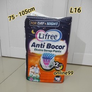 Lifree L16 ekstra extra serap popok celana dewasa