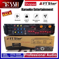 FT STAR FT-326D 2 Channel Amplifier With Mixer Equalizer