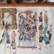 Fashion Boy & Girl Sticker (1) | Shinjodu | Journal | Bujo | Scrapbook