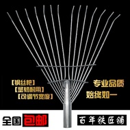Stainless Steel Grass Grass Grass Rake Gardening Agricultural Grass Grass Iron Rake Farm Tools Agric