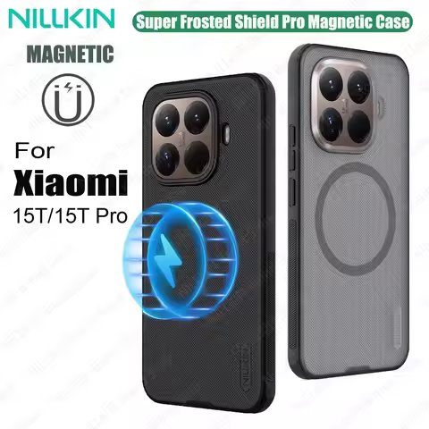 Nillkin For Xiaomi 15T /15T Pro MagSafe Case Frosted Shield Pro Magnetic Case Shockproof Ultra-thin 