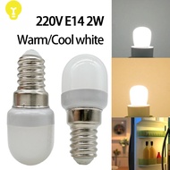 E14 Milky Glass LED Edison Bulb 2W T22 Mini Fridge LED Filament Bulb Vintage Salt Lamp Night Bulb Wa