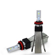 Roadsun HB1 LED 15000LM สว่างมาก2ชิ้นH10 HB3 9005 H3 H11 H8 H9หลอดไฟหน้า150W พร้อมไฟสีขาวเย็น6000K