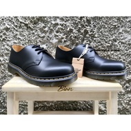 DR. MARTENS Dr. Women's Boots Martens 1461 Black Smooth 100% Original Official