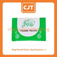 King Thumb Tacks Paku Payung 13g (34 pieces +-)
