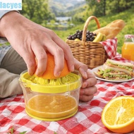 LACYES Manual Juicer, Portable Efficient Hand Press Juicer, Vegetable Juicer Plastic Household Lemon