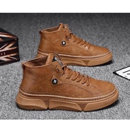 Men's Martin Boots Casual Formal Trendy Canvas Boots H85S