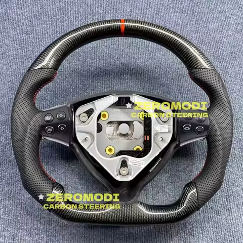 For Mercedes Benz W169 A160 A180 A160 A180 A160 A180 NEW Black Carbon Fiber Leather Steering Wheel w