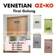 AZKO FORHOM FOLDING WINDOW ROLL CURTAIN ROLLER BLIND VENETIAN BLINDS PVC CURTAIN 40x180 60x180 90x18