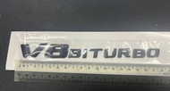 Mercedes Benz Turbo Amg Black A45 V8 A C E Glc Gla 180 200 250 45 V8 Birutbo Side Fender Emblem Logo