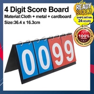 【 22 Estore 】4 Digit Score Board Basketball Soccer Scoreboard for Basketball Football Badminton Voll