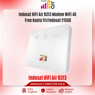 Indosat HiFi Air B313 Modem WiFi Router Wireless 4G + Free Tri Indosat 215GB