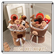 Capybara Plush Doll Creative Bouquet Valentine's Day Birthdays Graduation Gift Bouquet