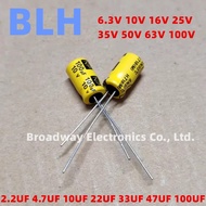 10PCS NP Poleless Audio Capacitor 6.3V 10V 16V 25V 35V 50V 63V 100V 2.2UF 4.7UF 10UF 22UF 33UF 47UF 
