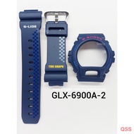 silicone strap Aksesori ✑✷CASIO G-SHOCK BAND AND BEZEL GLX6900 GLS6900 G6900 GB6900 GW6900 100% ORIG