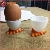 SUCHENMY 1/2/4Pcs Egg Cup Holder Cute Opener Boiled Eggs Container