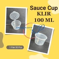 #YJK - Sauce Cup 100ml 150ml Dengan Tutup l Cup Puding 100 ml 150 ml +