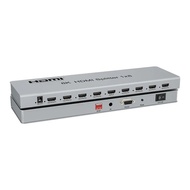 Long-lasting High Quality 8Port 8Way for 1X8 Metal Video Splitter & Converter 8K 60Hz 4K 1 in 8 Out