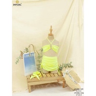 2-piece Bikini with headband for girls 2-7 years old to swim