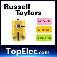 RUSSELL TAYLOR AIR FRYER DISNEY/HELLO KITTY/MINION COLLECTION D1 4.8L/ Z1-HK 4.2L/MINION 4.2L WITH 2 YEAR WARRANTY