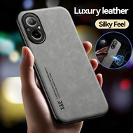 Funda For Realme C67 Case Leather Car Magnetic Holder Back Cover For Realme C67 Case For Realme C67 