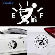 TAOS  Guzzler Decal Funny Reflective Exterior Accessories Gage Empty Sticker