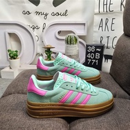 Adidas Originals Gazelle bold W Clover vintage canvas shoes