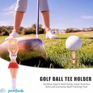 JENNIFERDZ Cheerleaders Tee Beauty Golf Accessories Girl Golf Tee Golf Practice Womens Lady Golf Tee