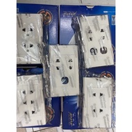 SINO - Sino Socket Series S18 of all types Socket 2, Socket 3, 2 Outlets 2 Outlets, 2 Outlets 1 HOLE