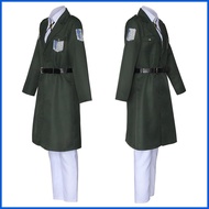 ♈ ◆ ✆ Anime Attack on Titan 4 Season Mikasa Ackerman Survey Corps Uniform Set Cosplay Clothing