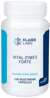 Vital-Zymes Forte - Bromelain, Microbial & Plant Digestive Enzyme Blend to Support Digestion & Help 