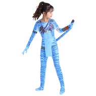 NEW Avatar Cosplay Costume Kids Boys Girl Bobysuit Jumpsuit Alien The Way of Water Tight Disguise Ha