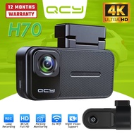 QCY H70 3" IPS HD Screen 4K+2K Full HD Dash Camera Streaming Media Dual Camera Front and Rear