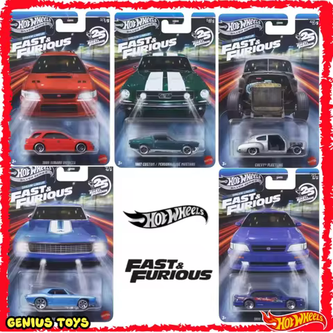 Hot Wheels Silver Series 2026Fast & Furious Dream Lineup Subaru Chevy Ford Camaro Nissan 1:64 Diecas