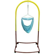 【Ready Stock】KT WARE 3V Baby spring cot stand / Buaian baby stand with wheel baby hanger buaian baby