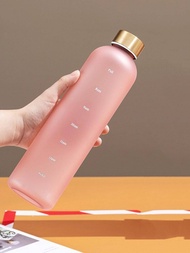 1入組1000毫升水瓶現代素色水瓶送給朋友禮物適用於戶外和健身房