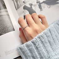 BTS BTS J-hope J-hope Jung hope Same Style Ring BE Twist Sterling Silver Ring Knotted Open Ring