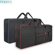 PERRY1 Keyboard Bag, Anti Shock 600D Oxford Instrument Keyboard Case, Durable Waterproof 61/76/88 Key Protective Case Piano Storage Bag Carring Box