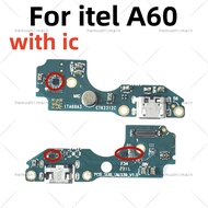 For itel A60 A662 A662L USB Dock Charger Port Plug Jack Microphone MIC Charging Board With IC