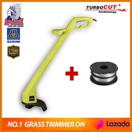 APACHE TurboCUT® ZF5220 400W Corded Electric Grass Lawn Trimmer | Rechargeable | Mesin Rumput | Brush Cutter | Grass Cutter | Free Installed Spool | Trimmer Line | 2 Year Warranty | Free Shipping | Designed in USA |