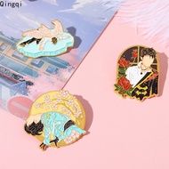 Yuzuru Hanyu Metal Brooches Cartoon Anime Enamel Pin Badges Clothes Lapel Pins Jewelry Gift